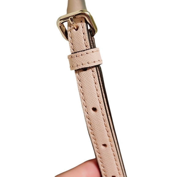 Kate Spade blush pink leather rhinestone bow crossbody bag - Picture 6 of 12